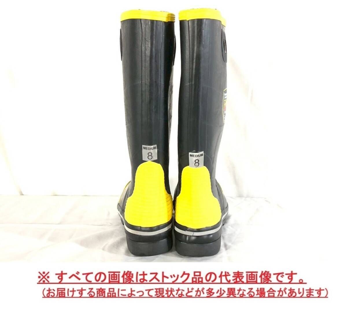 米軍放出Fire-Dex 構造用消防ブーツ NFPA1971 防火・防刃・耐熱 未使用品 Fire-Dex 消防士用ブーツ サイズ8(26cm)MID幅 NFPA 1971 安全