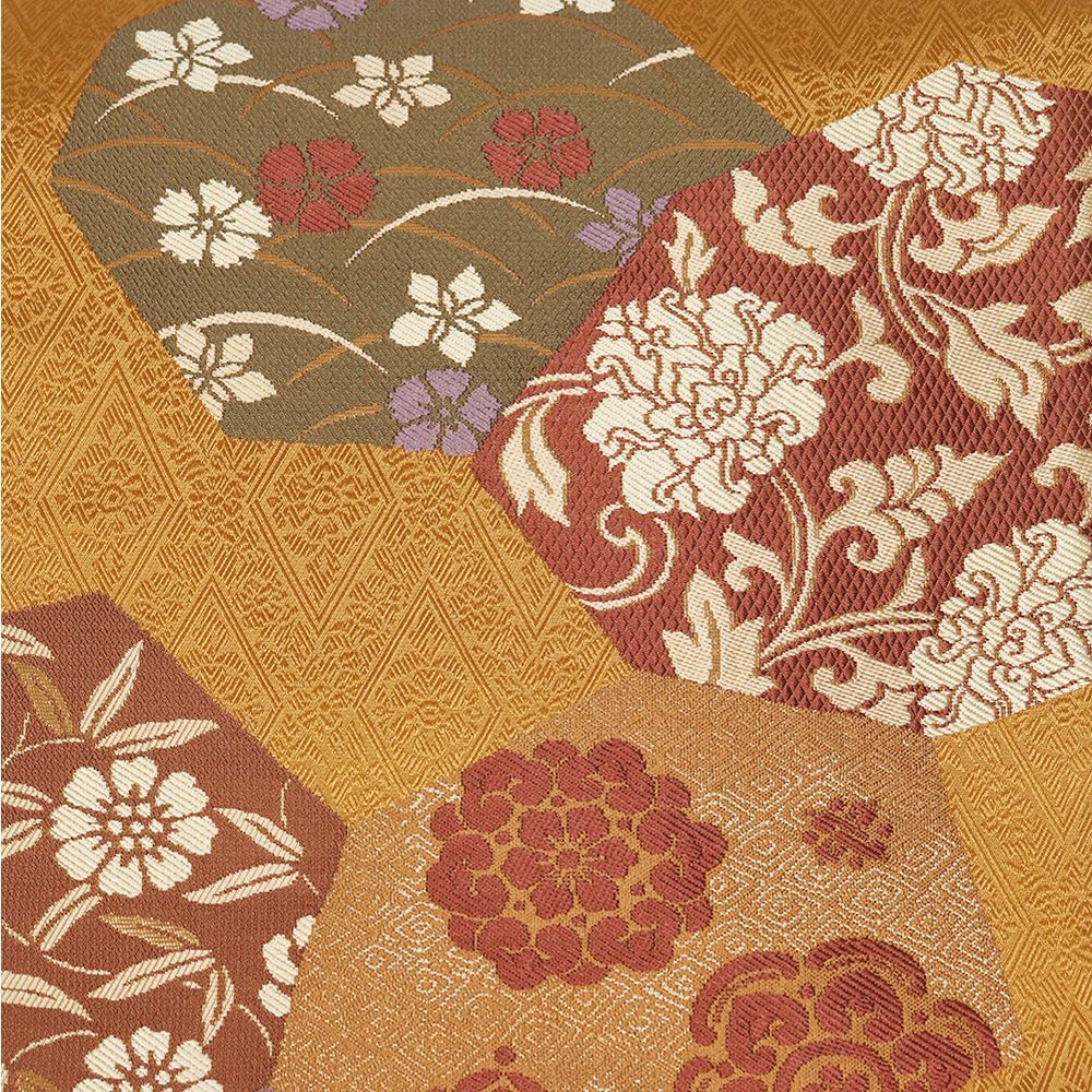 新品未使用 袋帯 西陣織 唐織 正絹 草花文様 ベージュ地 楽天市場】袋帯 未仕立て 正絹 西陣織 唐織 結婚式 入学式 卒業式 華紋