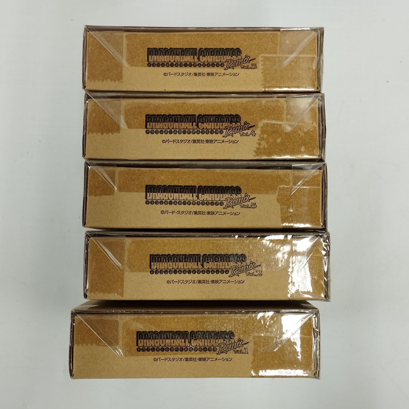 D32242】未開封 ドラゴンボール カードダス リミックスvol.1〜5