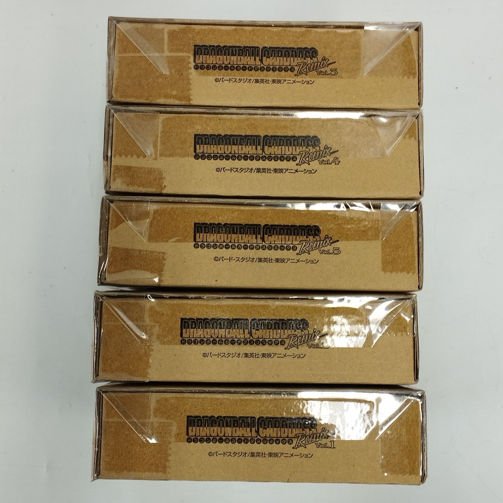 D32242】未開封 ドラゴンボール カードダス リミックスvol.1〜5