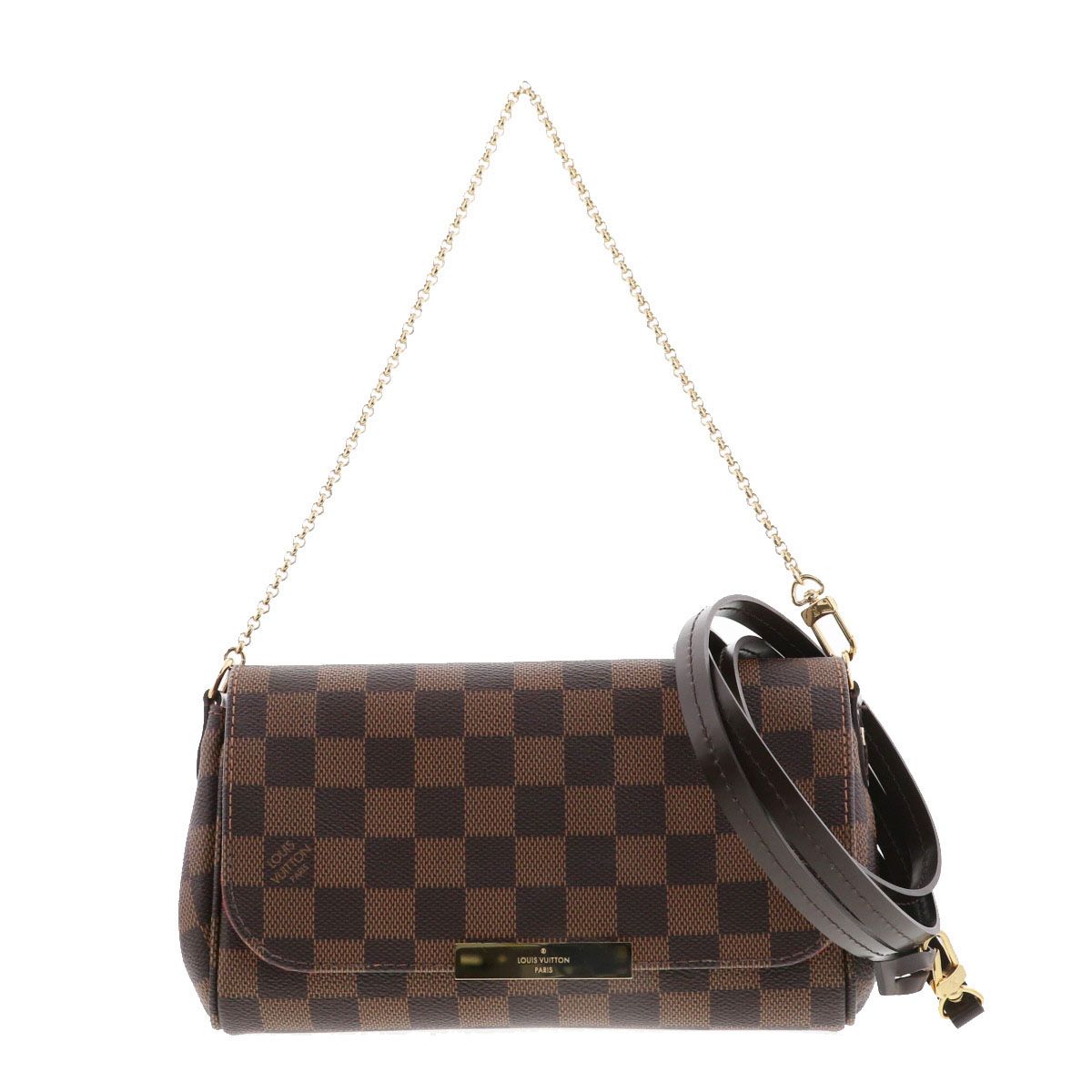 LOUIS VUITTON ルイ ヴィトン フェイボリットＰＭ ショルダーバッグ N 41276 レディース レザー ブラウン