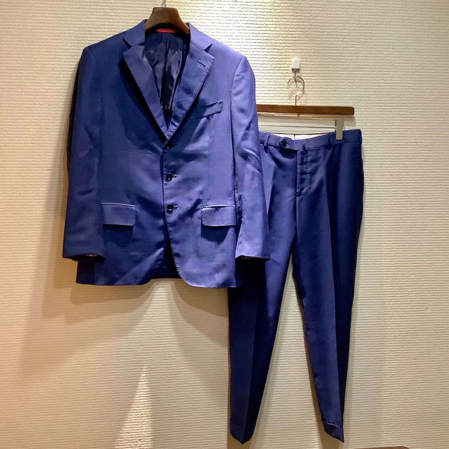 イザイア ISAIA チェック柄 スーツ 234AJI BASE GREGORYセットアップ