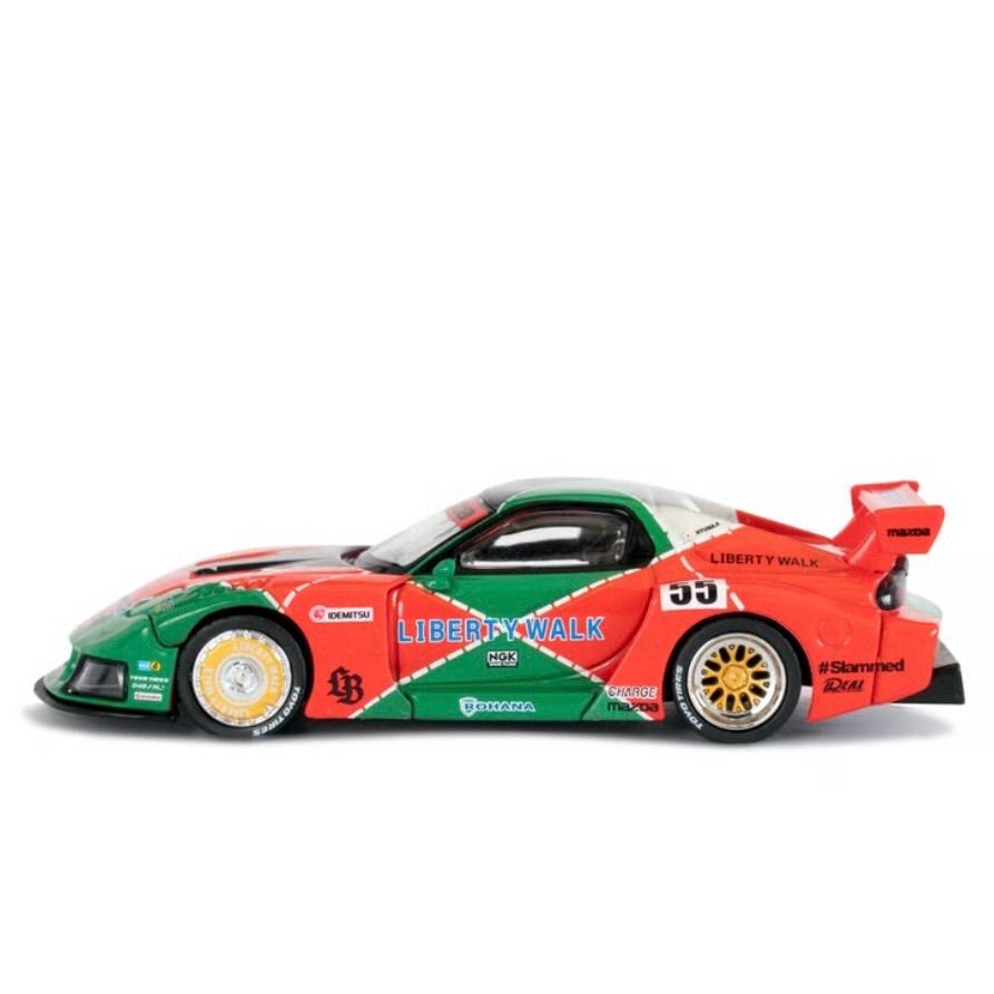 LIVERTY WALK（リバティーウォーク）MINIGT 1/64 Mazda RX-7 LB-Super
