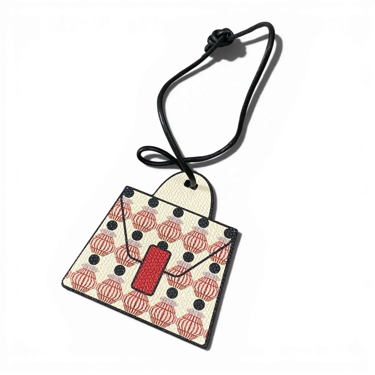 ヴァレクストラ Valextra バッグチャーム ゴースト ほぼ未使用 ヴァレクストラ Valextra バッグチャーム ゴースト ほぼ未使用