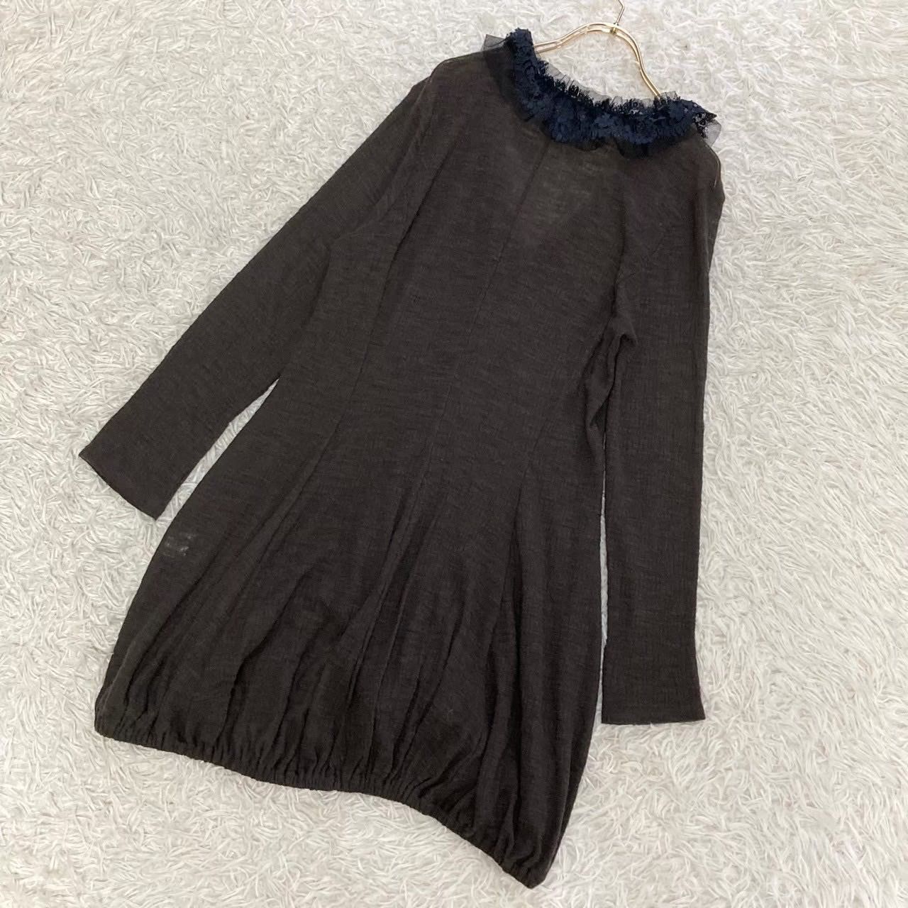 4298 SHIZUKA KOMURO ロングガーデン チャコール 40 レース - メルカリ