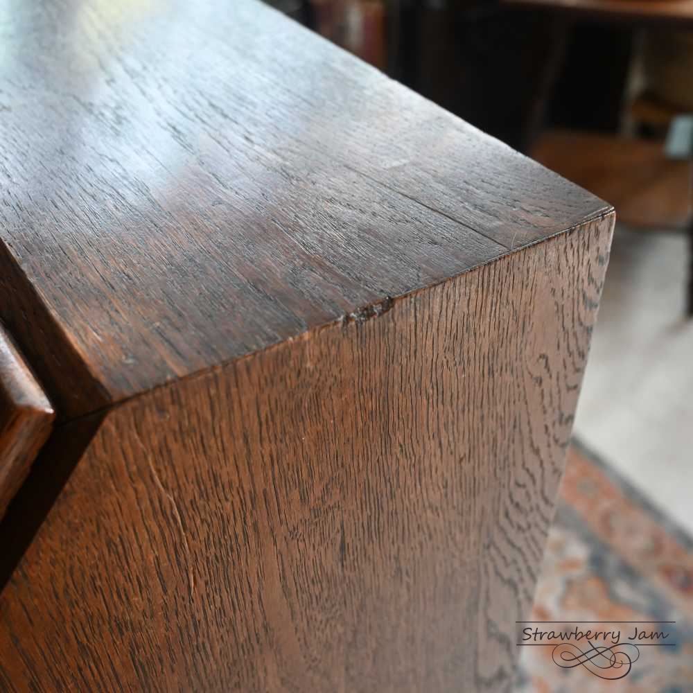 L3710-24 英国アンティーク オーク ライティングビューロー デスク