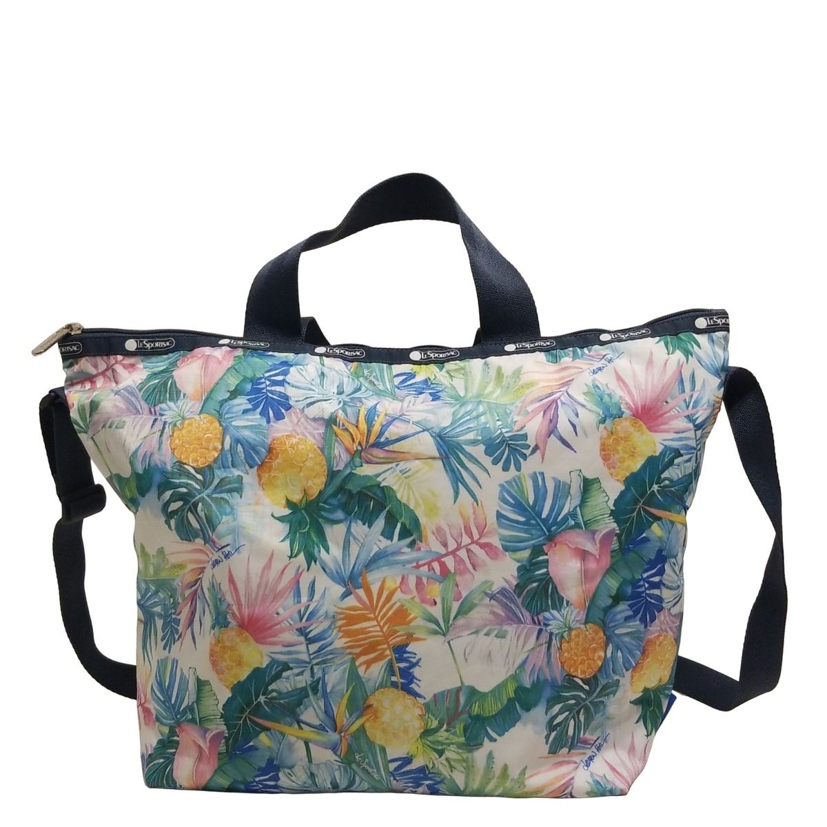 レスポートサック ショルダーバッグ - ブルーグリーン×ライトピンク×マルチ 2 way