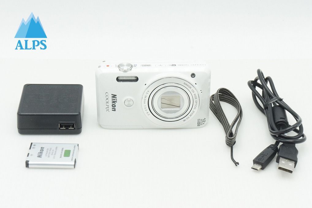 良品 Nikon ニコン COOLPIX S6900 コンパクトデジタルカメラ ホワイト
