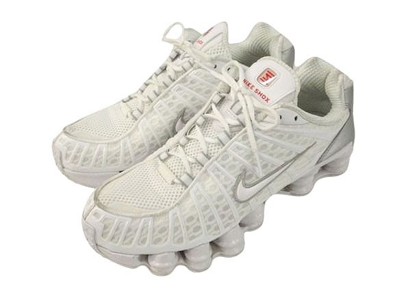【中古】ナイキ NIKE SHOX TL WHITE AV3595-100 ショックス TL 26cm 白 ホワイト スニーカー シューズ 靴 メンズ ナイキ NIKE SHOX TL WHITE AV3595-100 ショックス TL 26cm 白