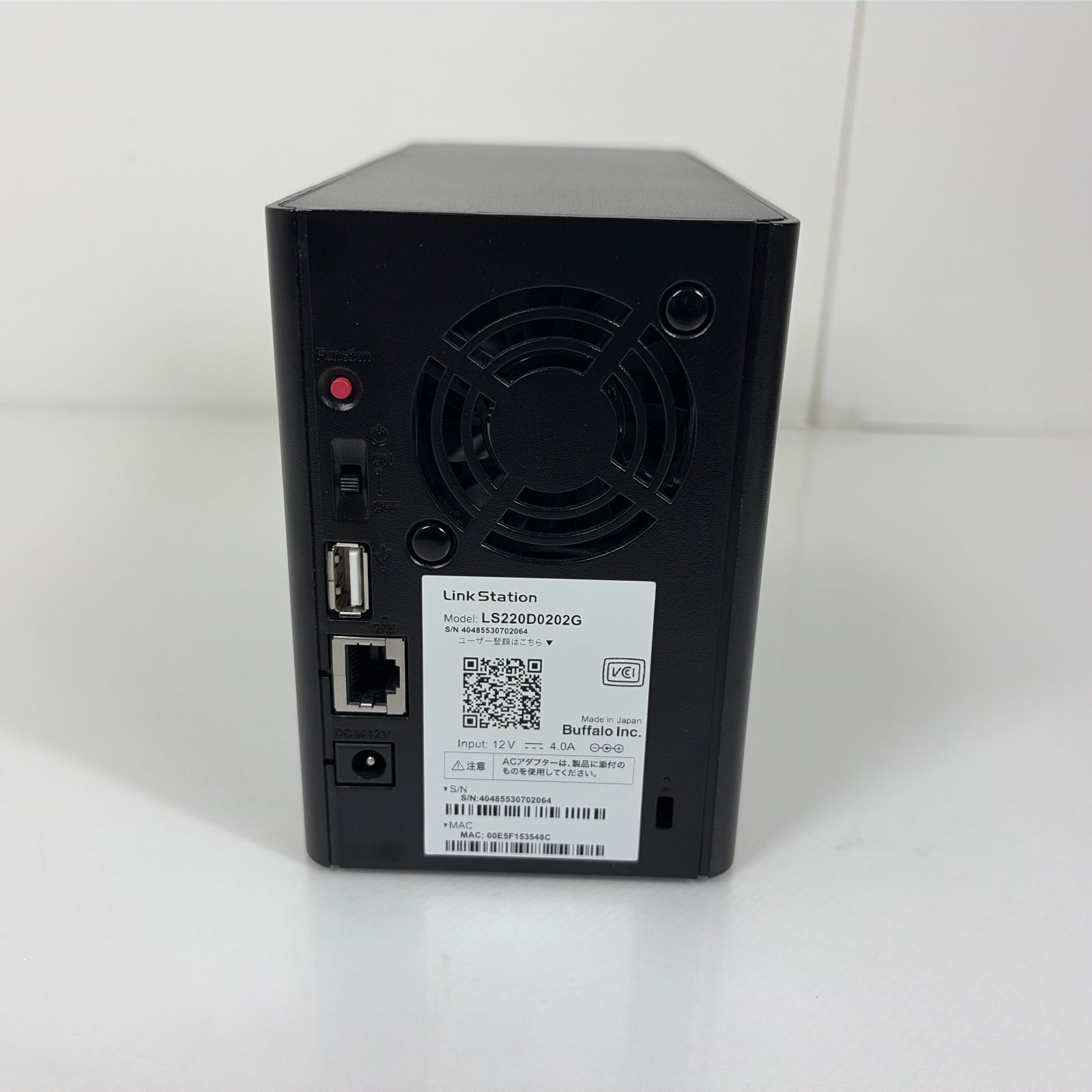 中古・美品】BUFFALO ネットワークハードディスク LS220D0202G - メルカリ