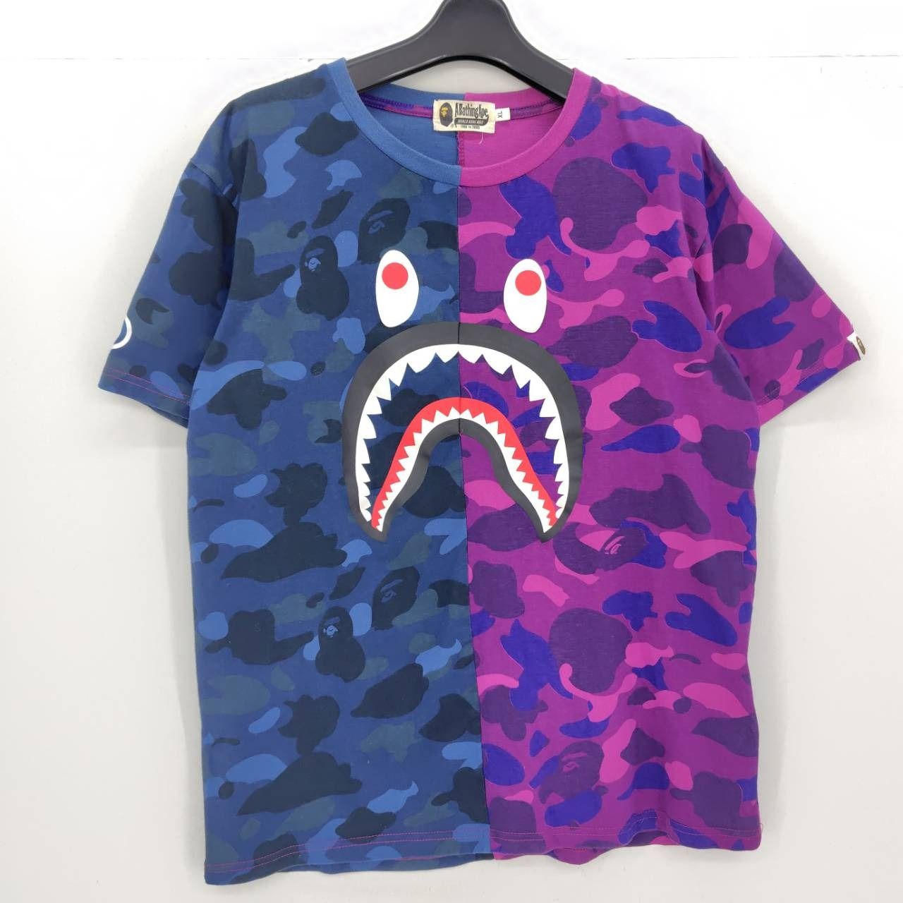 ショップ ActiveMカモ柄 Mサイズ 半袖 パープル ActiveMカモ柄 Mサイズ