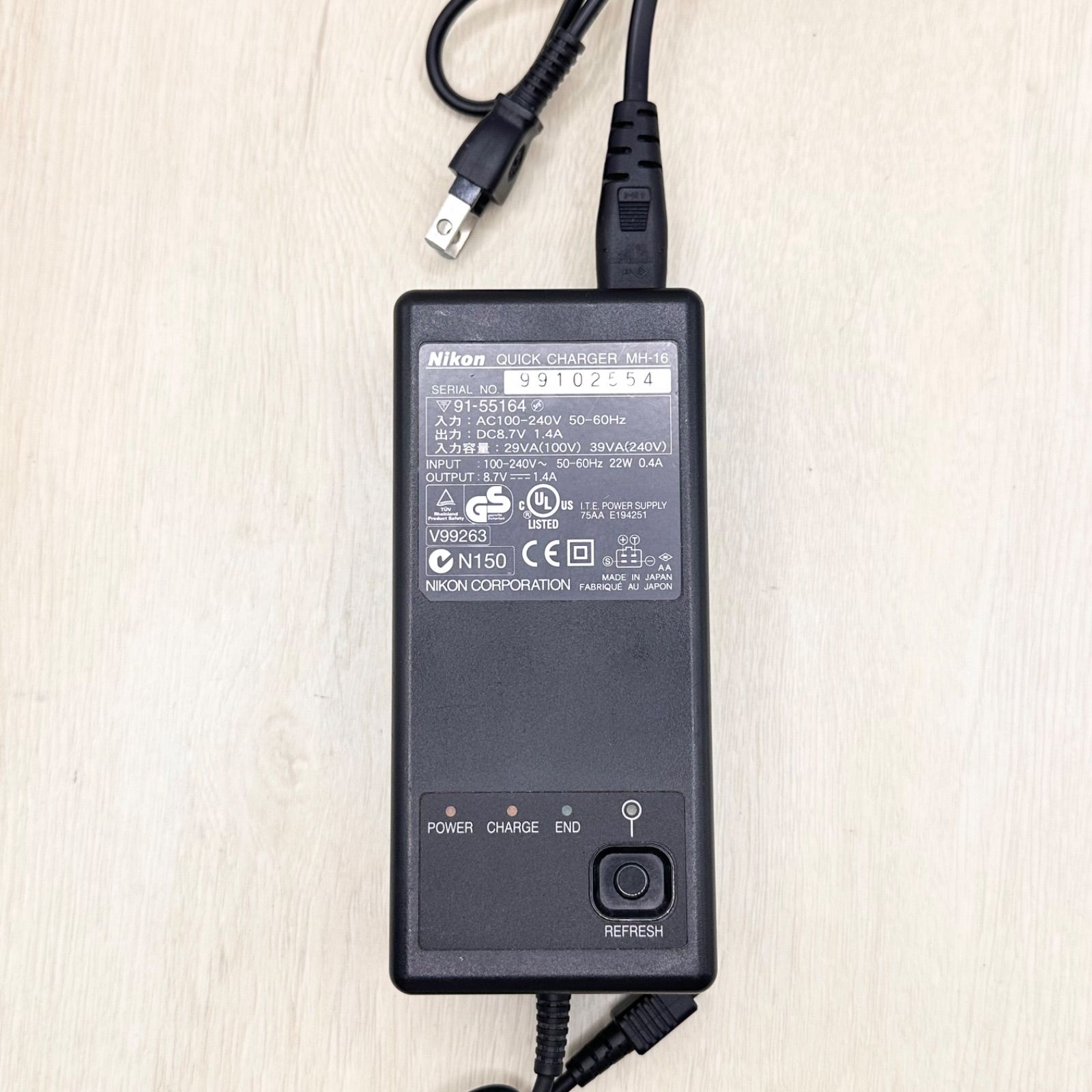 Nikon ニコン クイックチャージャー MH-16 Nikon MH-16 クイック