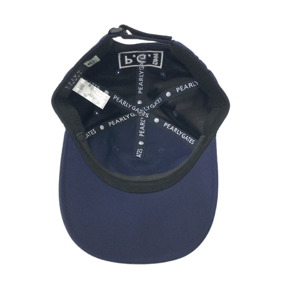 PEARLY GATES パーリーゲイツ 2023年モデル キャップ ラバーロゴ