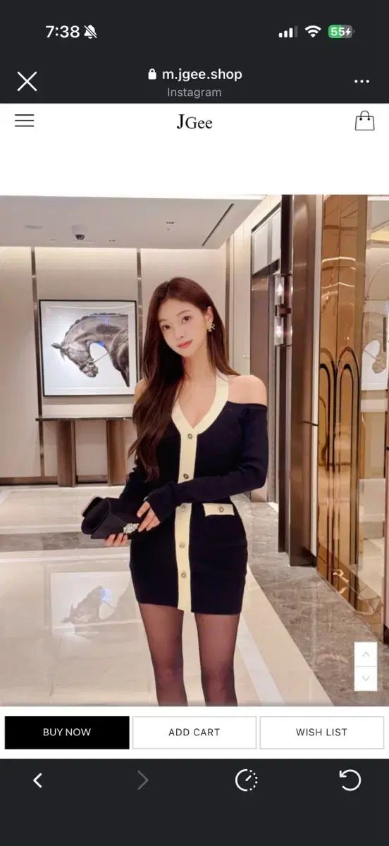 ジェイ JAY ジョンソン ロ썸제이 韓国通販 엉넬 オフショルダー ミニ ONE PIECE