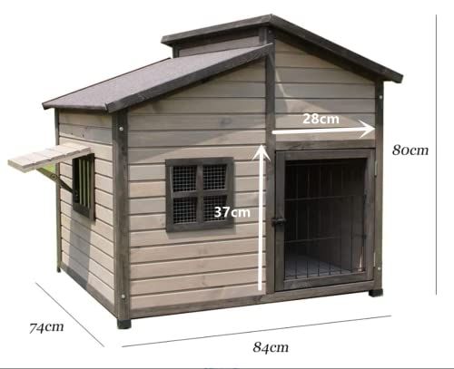 屋外防水犬小屋 L