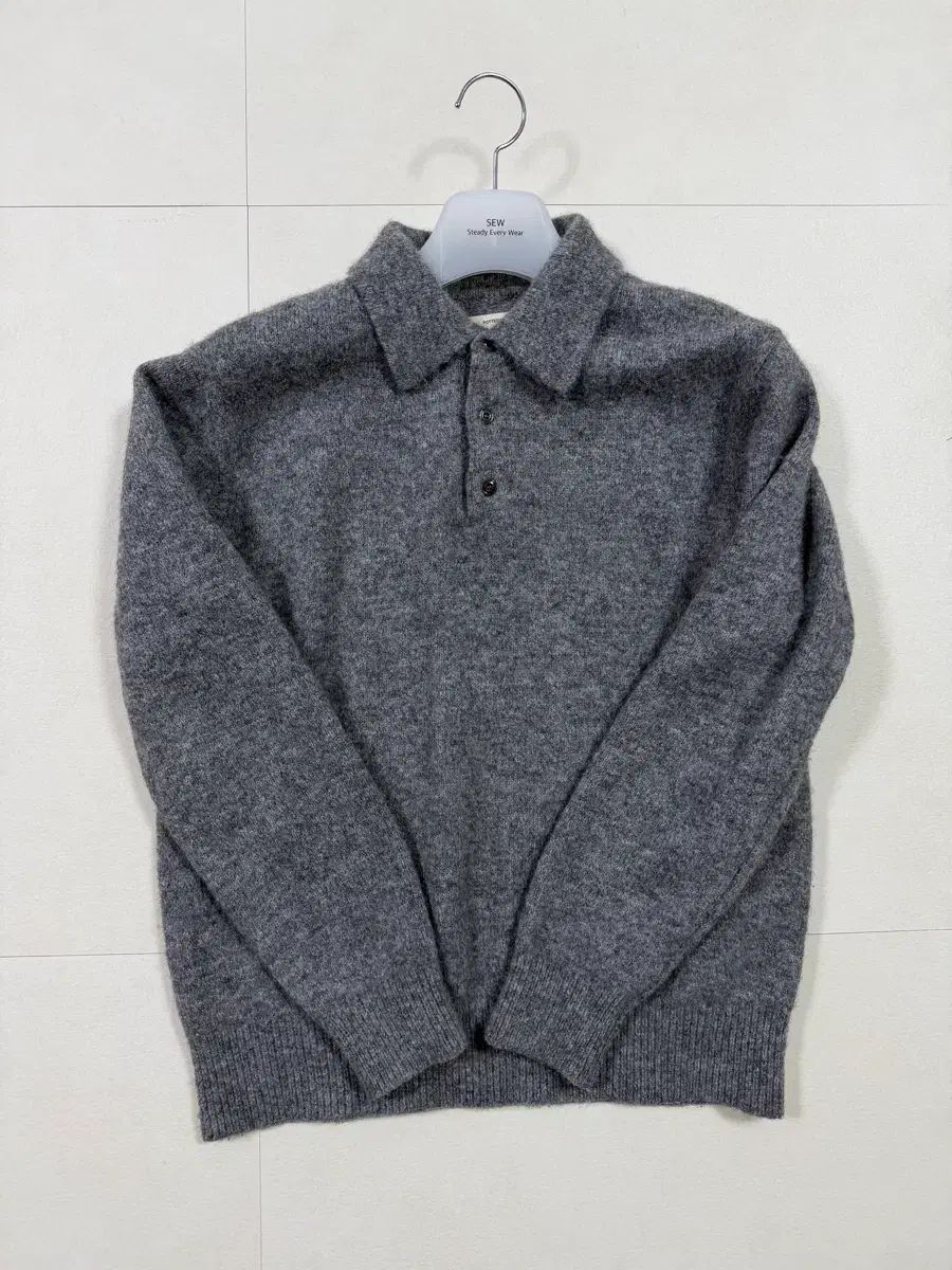 2 ポッタリー ベイビー アルパカ ウール コンフォート ポロ ニット