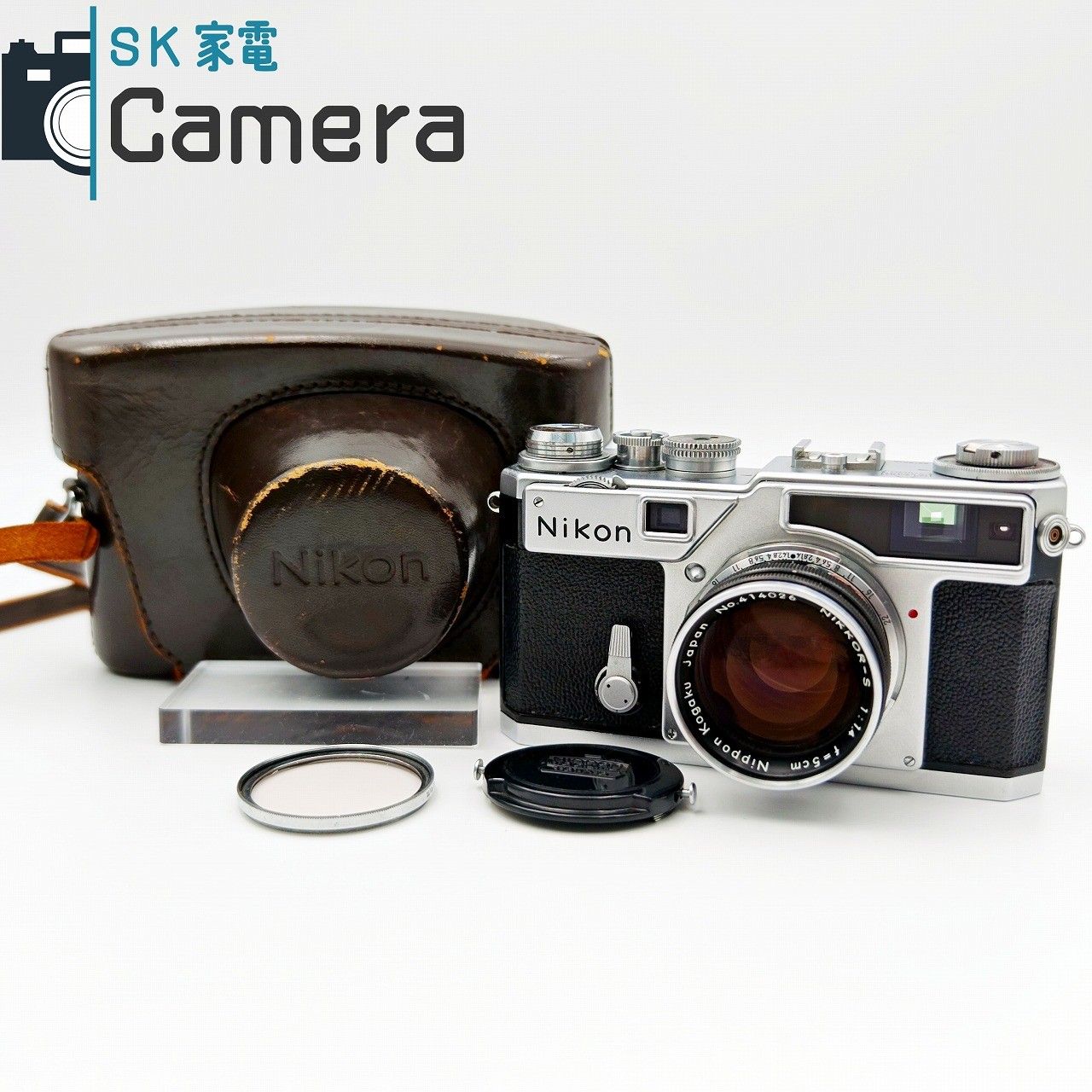 NIKON SP NIKKOR-S 5 cm F 1.4 ニコン レンジファインダー 革ケース付