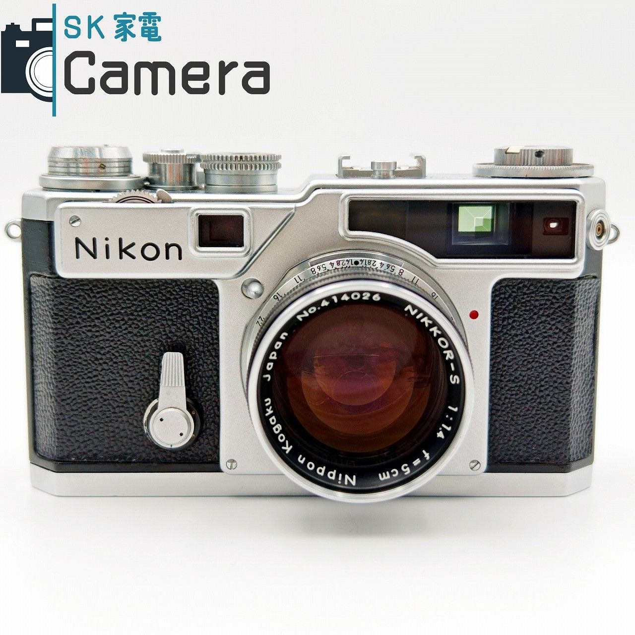 NIKON SP NIKKOR-S 5 cm F 1.4 ニコン レンジファインダー 革ケース付