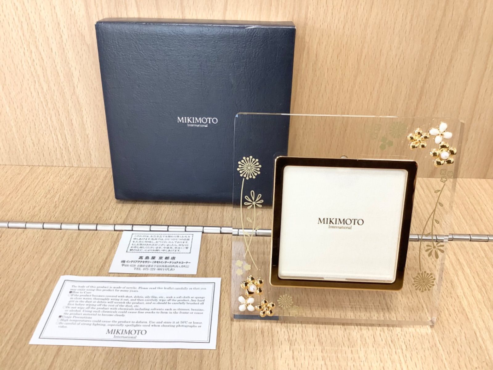 新品未使用　プレゼント仕様　ミキモトパールのフォトフレーム MIKIMOTO ミキモト Luxury Gift Collection フォトフレーム BPV-1013BF