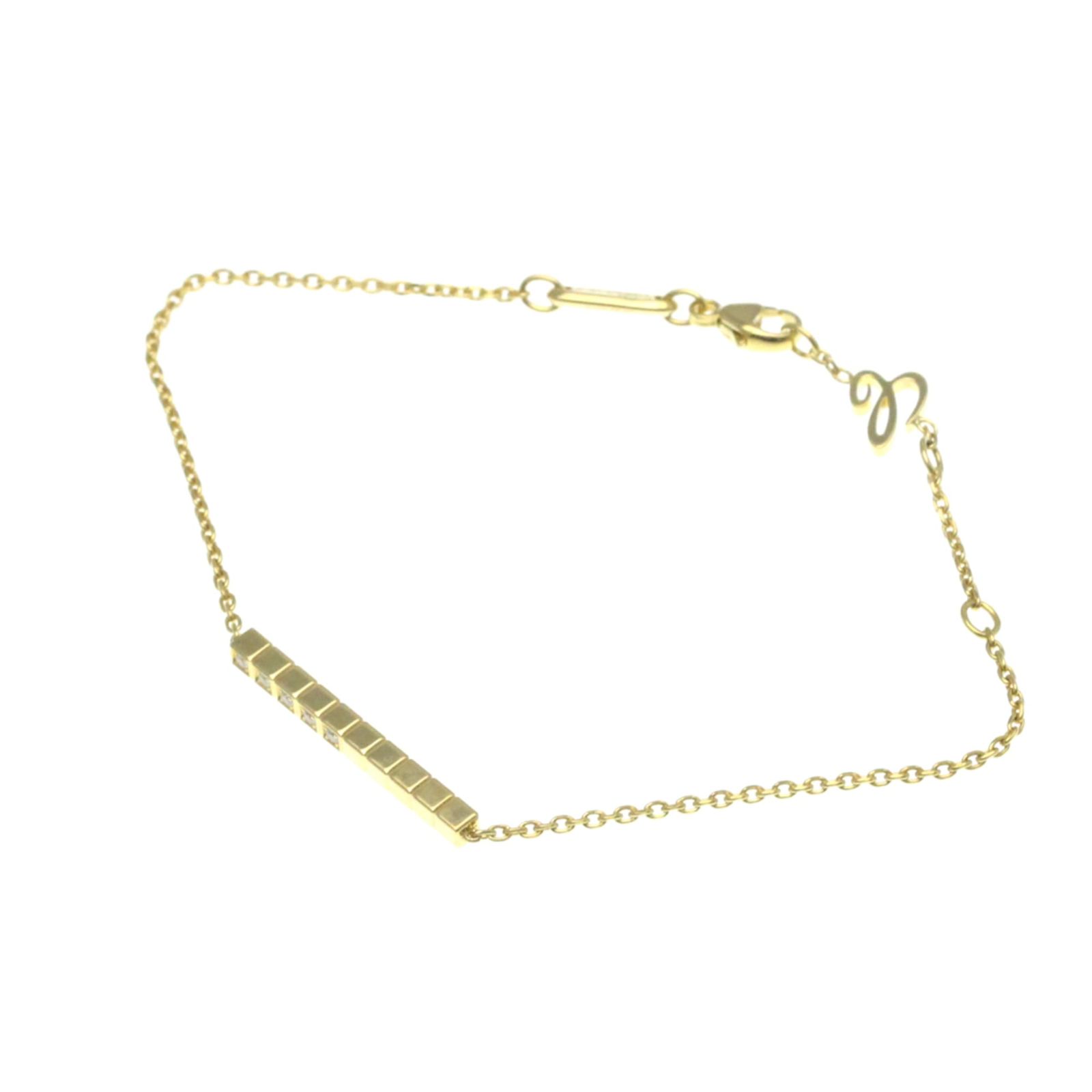 ショパール Chopard アイスキューブ ダイヤモンド ブレスレット 857702 K 18イエローゴールド 18 YG チャームブレスレット ゴールド