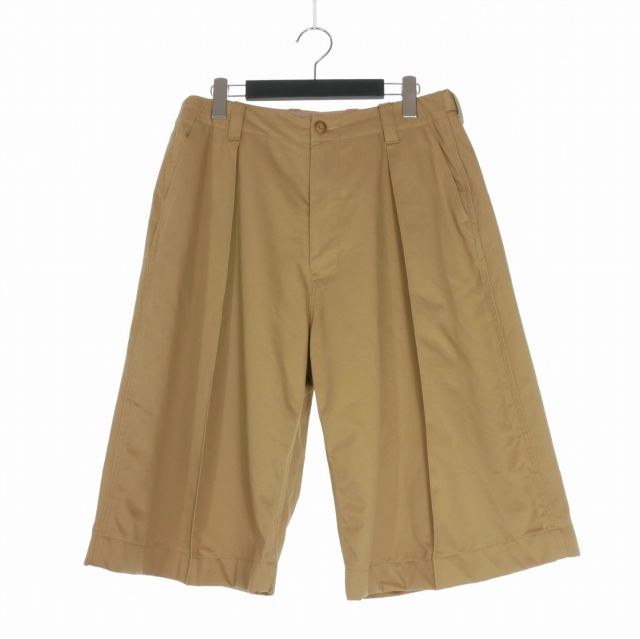 ラウンダバウト roundabout 25 SS Pin Tuck Half Pants ハーフパンツ ショートパンツ 2 ベージュ RA PT 03