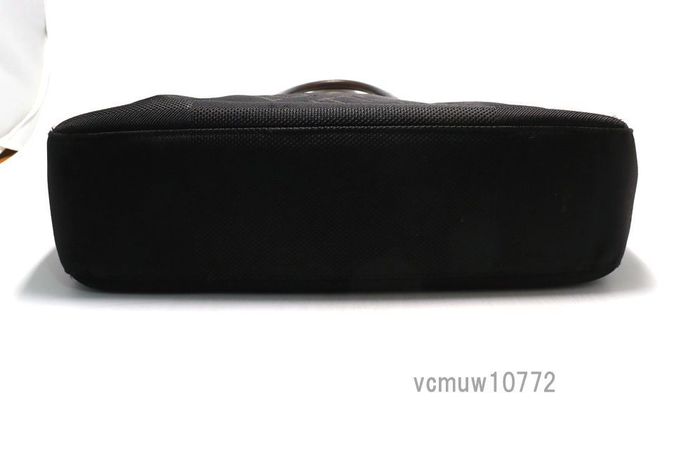 □LOUIS VUITTON ダミエジェアン ヤック レザー ビジネスバッグ