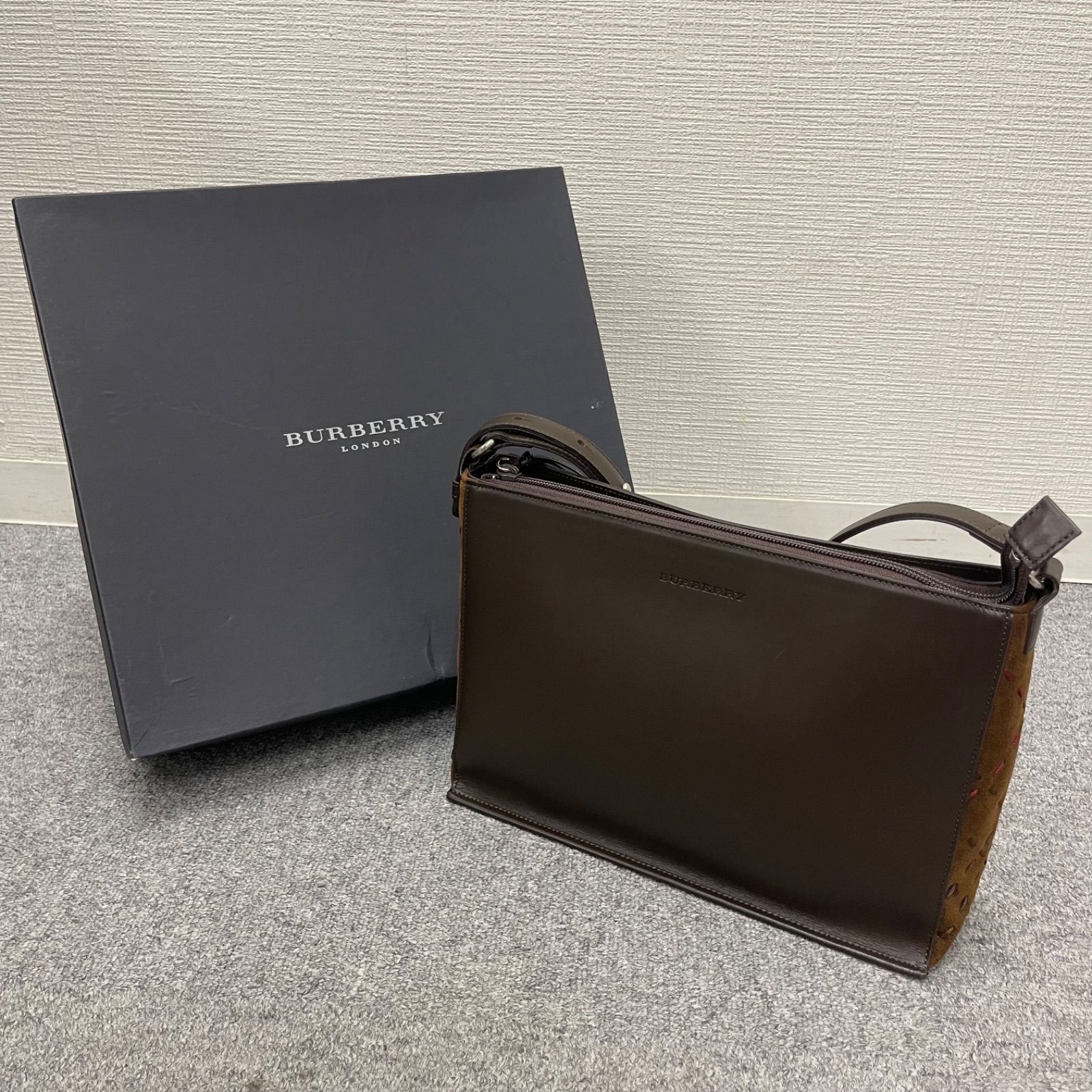 NPA Burberry バーバリー ワンショルダー レザー 革
