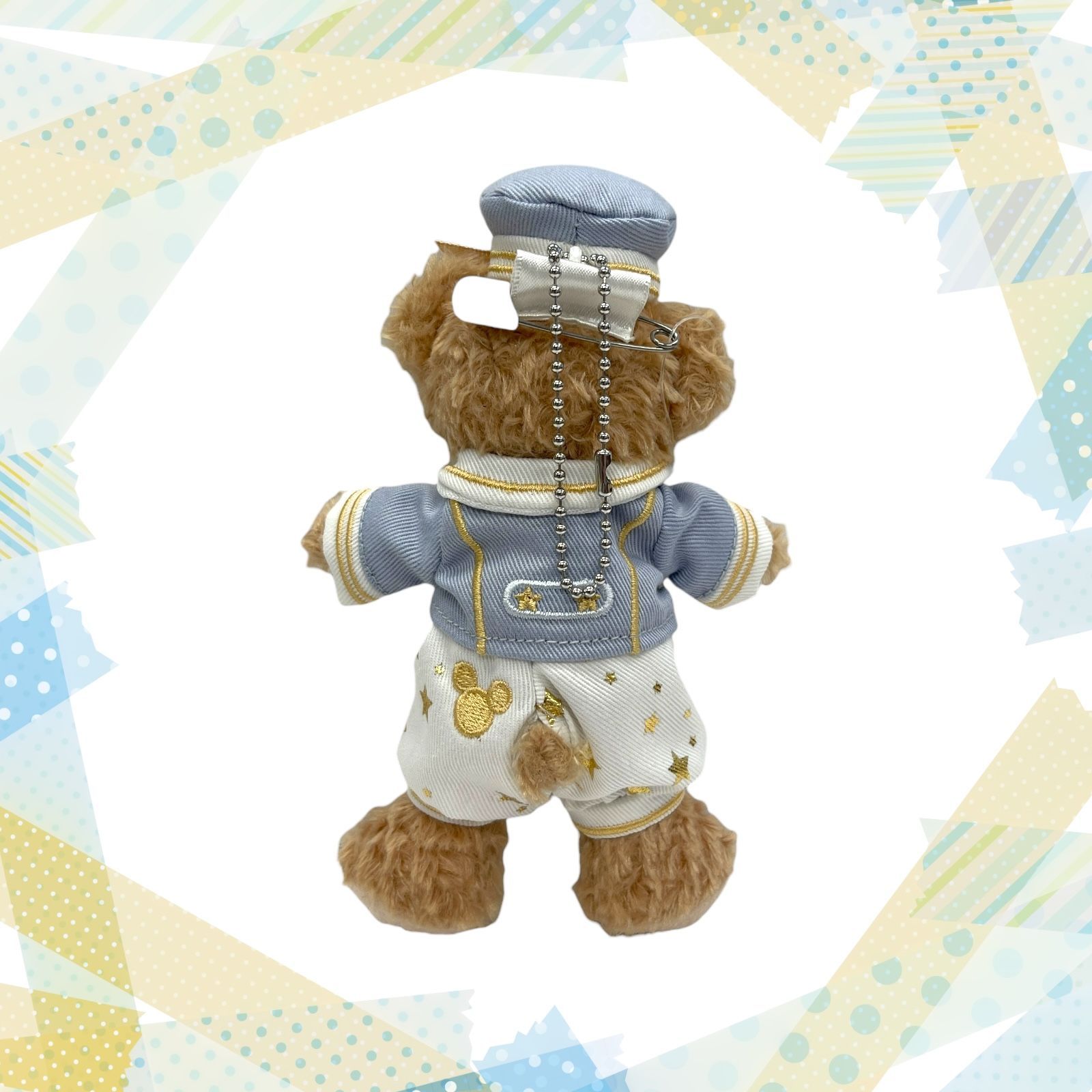 ダッフィー ダフフレ スターリードリームス ぬいぐるみバッジ ダッフィー ダフフレ スターリードリームス ぬいぐるみバッジ