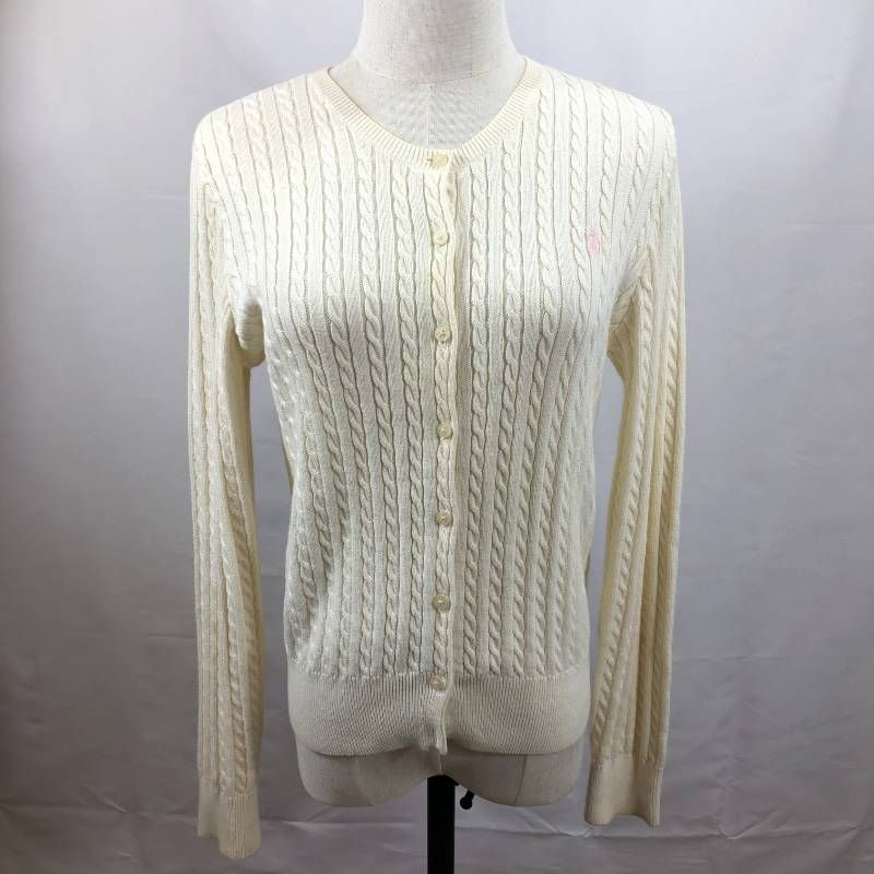 ポロラルフローレン ケーブルニット カーディガン ポニー XL - メルカリ
