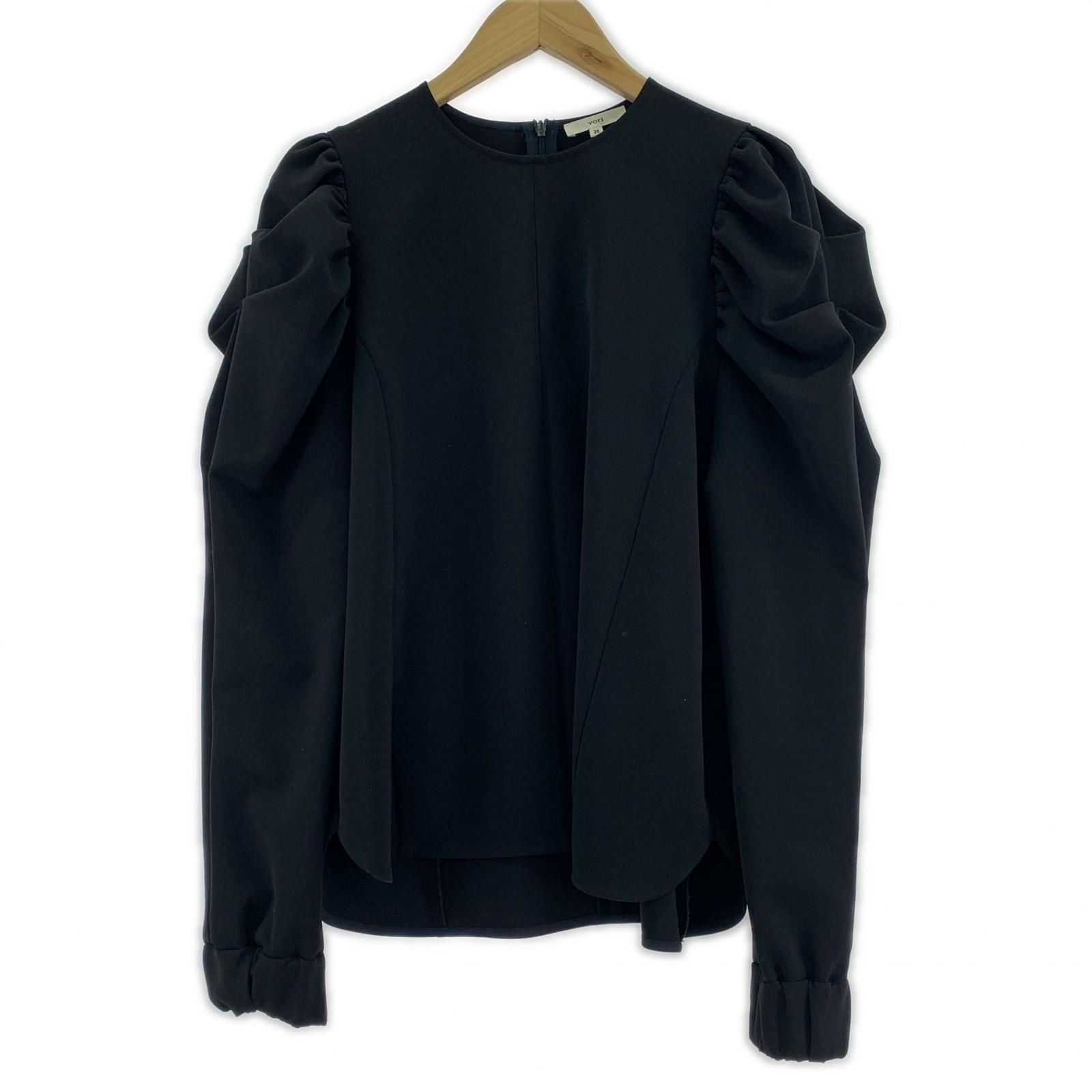 yori LSブラウス 36 ネイビー - メルカリ