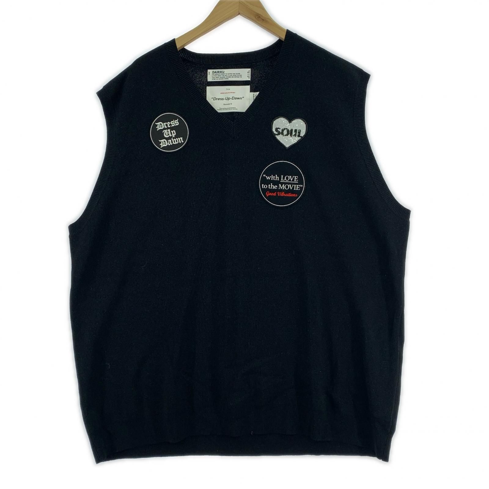 DAIRIKU 23 AW Lame Knit Vest ジレ|ベスト