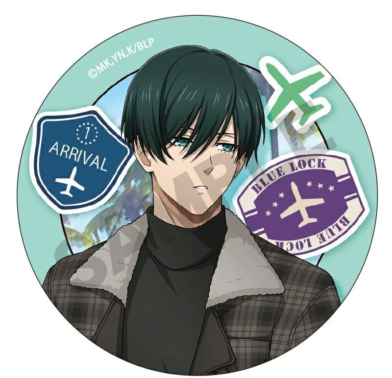 ブルーロック トレーディング缶バッジ 旅行 A.糸師凛 - メルカリ