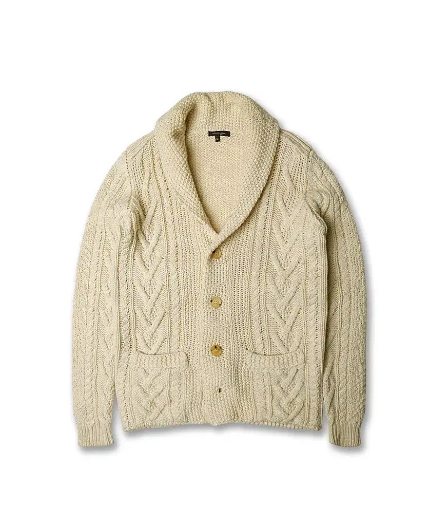 ロベルト コリーナ Roberto Collina エレガンス ショールカラー カーディガン