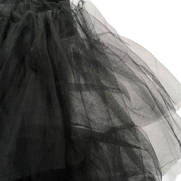 ◇ フォクシーニューヨーク FOXEY NEW YORK チュールスカート 膝丈 黒