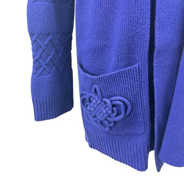 ◇ ヴィヴィアンタム Vivienne Tam カーディガン ブルー ショール