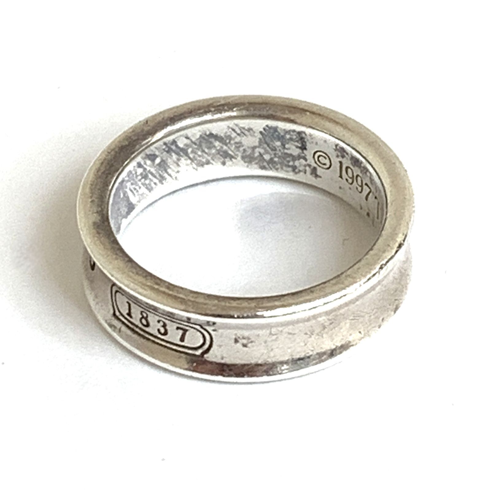 品 TIFFANY＆Co 1837 ナローリング Silver 925 ティファニー シルバーリング アクセサリー GT