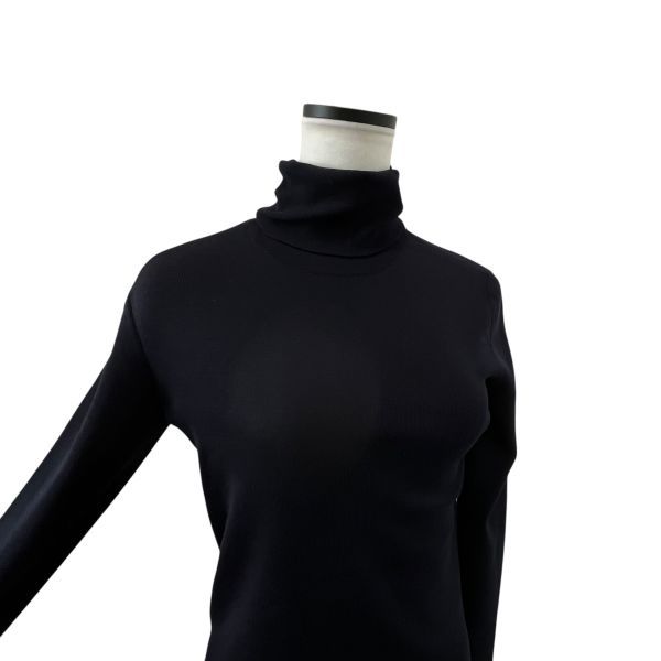 FOXEY フォクシー カシミヤ100% 長袖ニット セーター 黒 M 美品 フォクシー カシミヤ100% カーディガン フォックスファー 黒 38