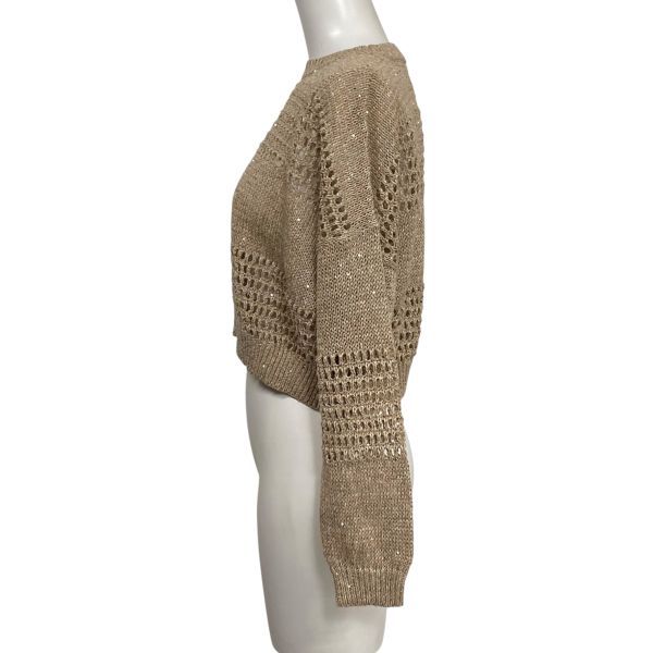 ◇ ブルネロクチネリ BRUNELLO CUCINELLI オープンニットセーター 長袖