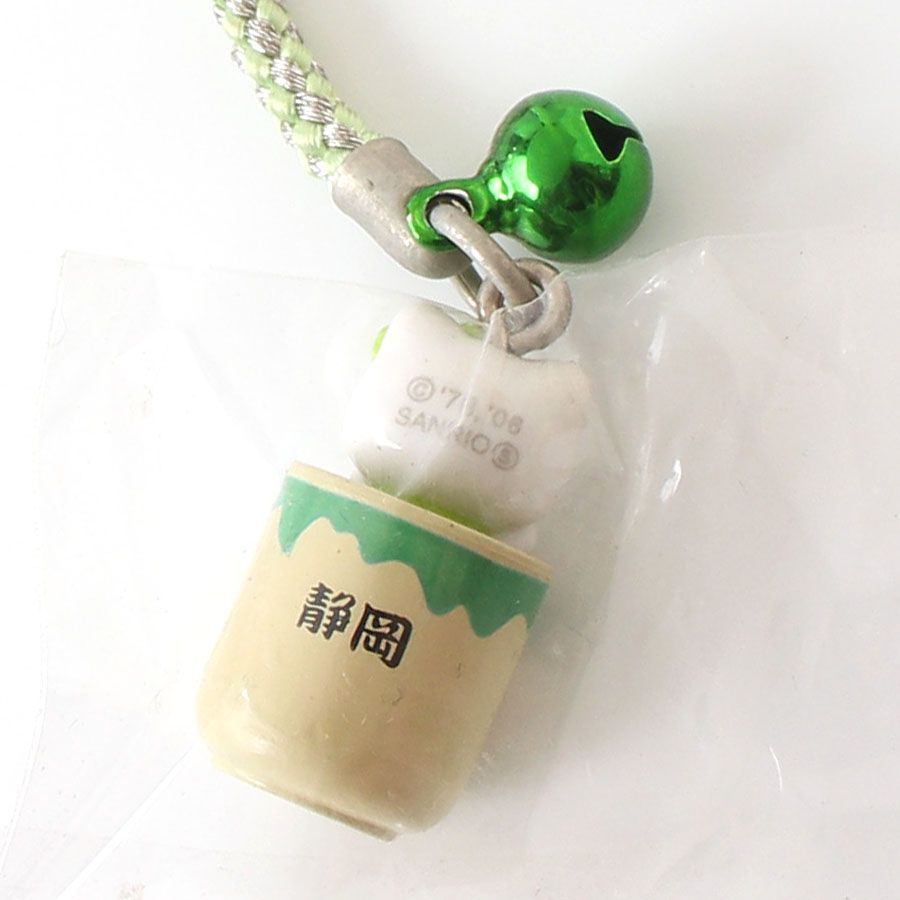 緑色キティ ストラップ チェーン付き 緑色キティ ストラップ チェーン付き 緑色キティ ストラップ チェーン付き