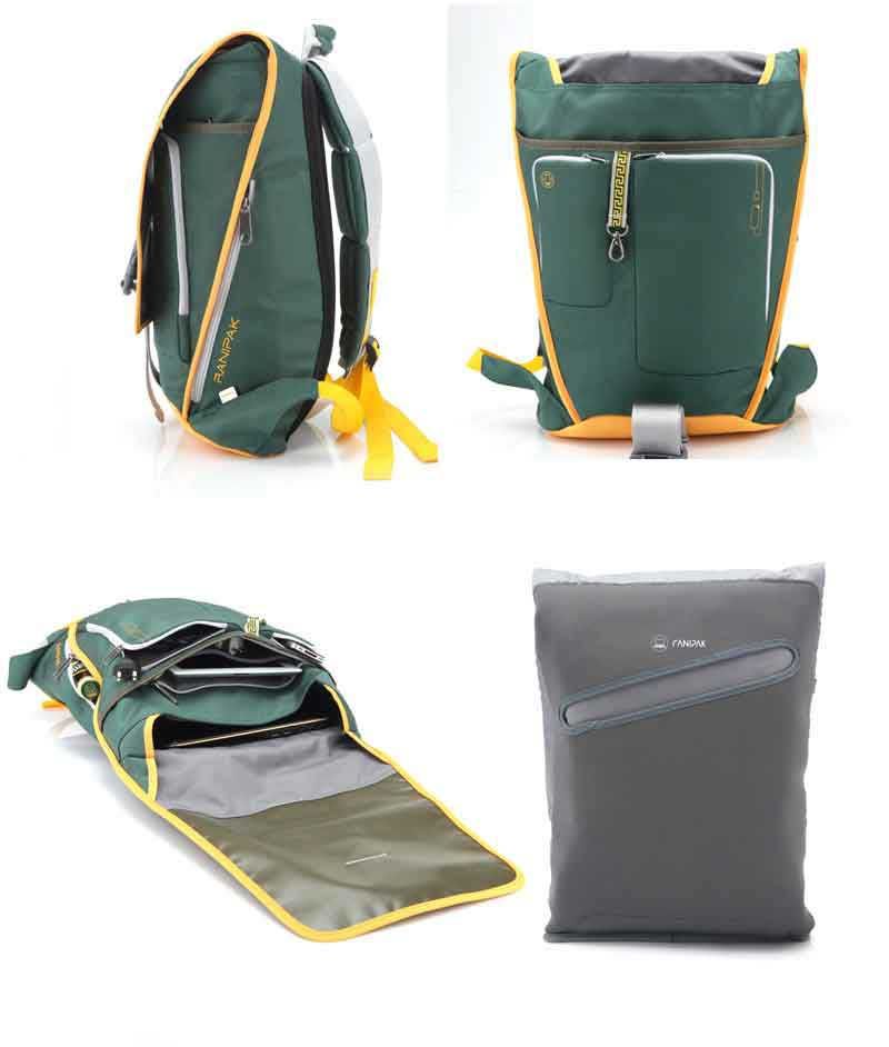 RANIPAK】リュックサック BACKPACK GREEN KAKHI バッグ リュックサック