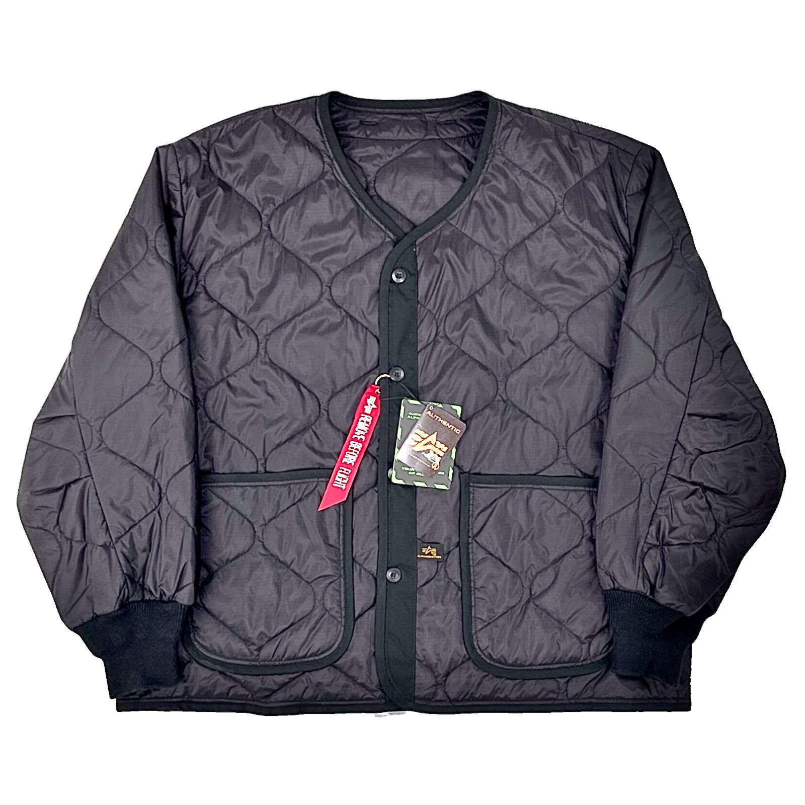 ALPHA ALS 92 LINER アルファインダストリーズ US企画 リップストップナイロン 中綿キルティング M 65 FIELD COAT フィールドコート インナー ライナー アメリカ 米軍 供給 ミリタリー アパレル ブランド