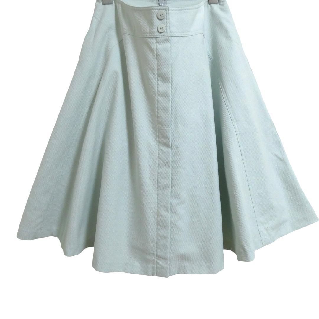 FOXEY フォクシー サイズ38 コットン 膝丈 ミディ丈 リリースカート