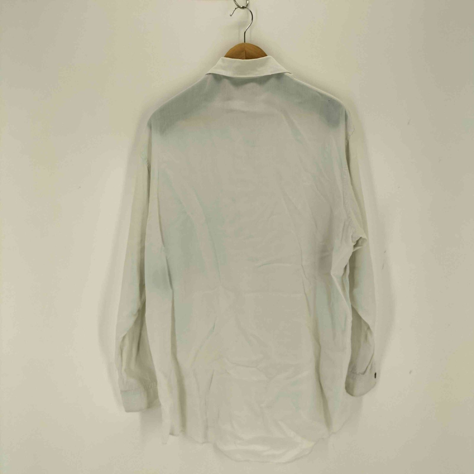 ワイズフォーメン Ys for men オープンカラーL/Sシャツ メンズ 表記無