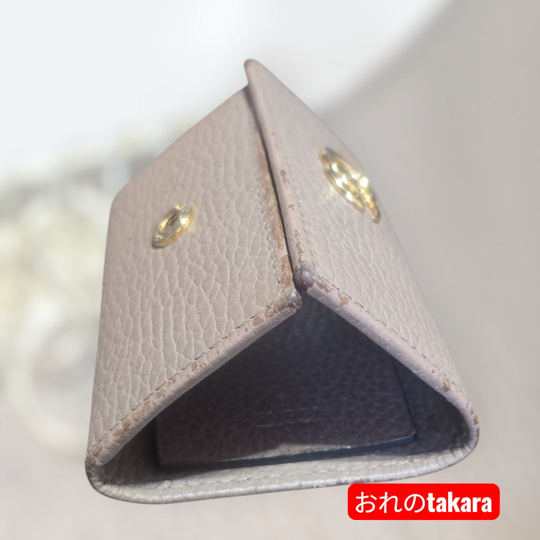 GUCCI】中古品グッチ 6連キーケース GGマーモント プチマーモント