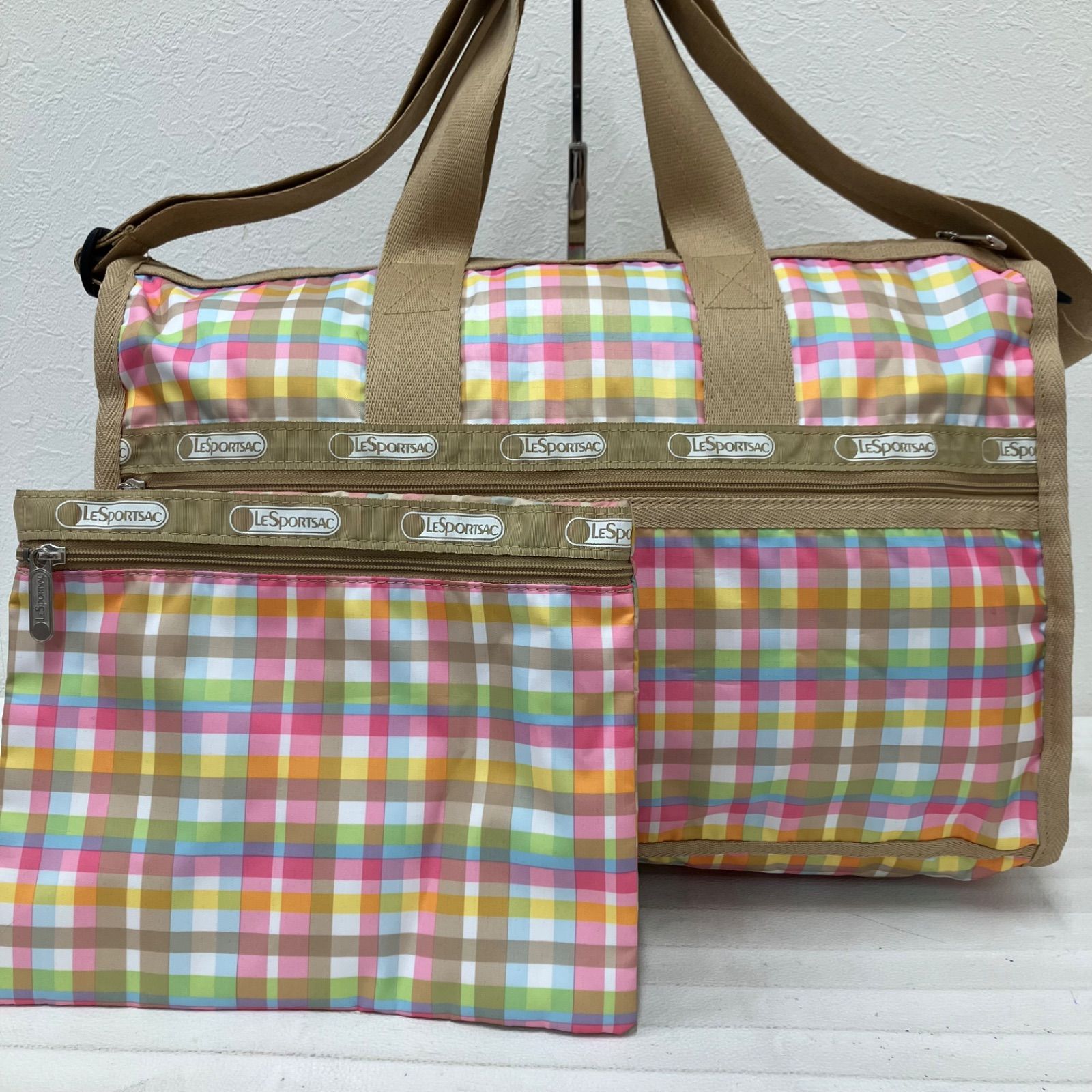 7931 LeSportsac レスポートサック 2way ボストンバッグ 旅行用バッグ