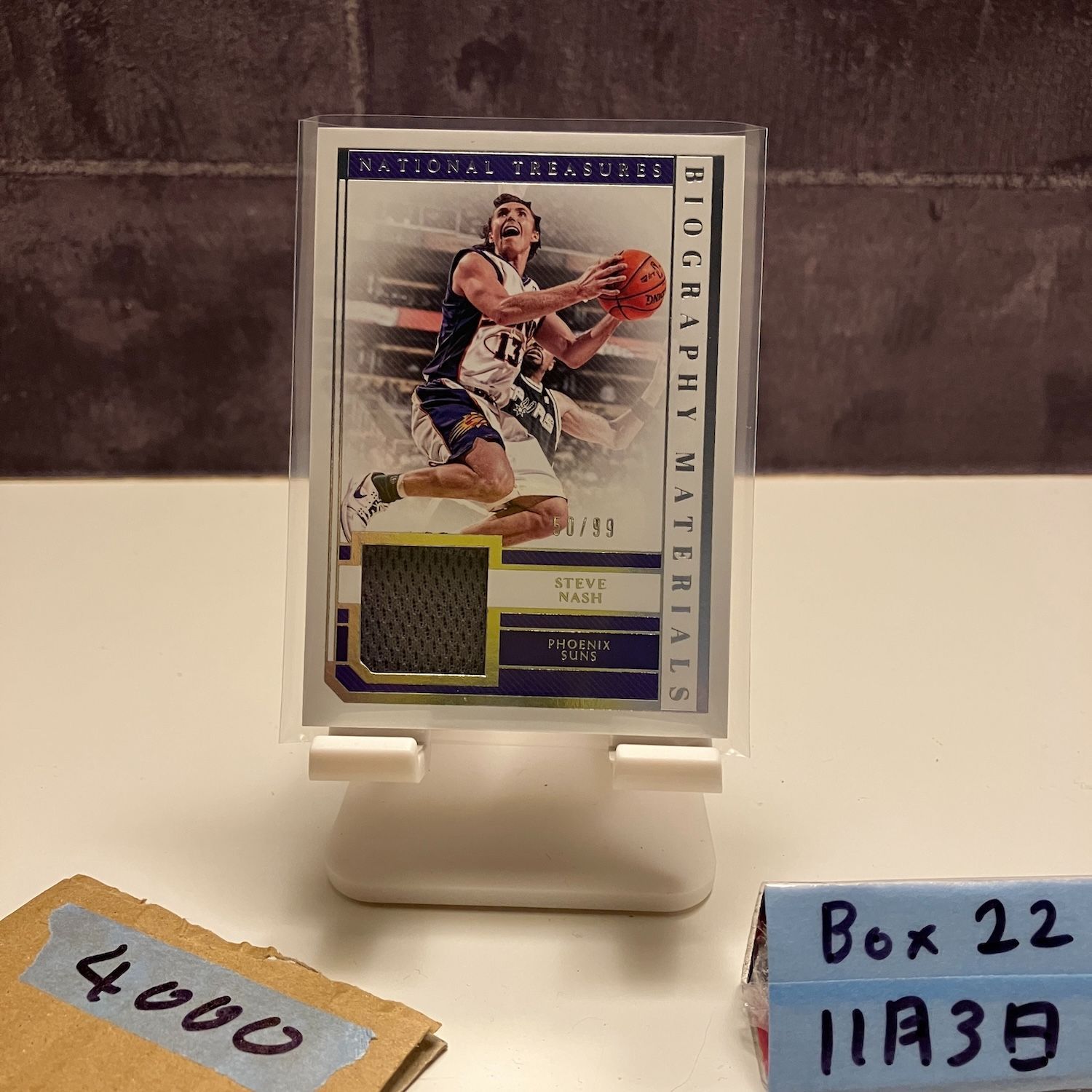 2018-19 Panini National Treasures Steve Nash 50/99 Phoenix Suns