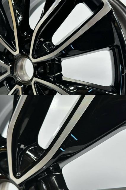 ヴェゼル RV5 RV6 純正 アルミホイール×1本 黒×ポリッシュ 18インチ