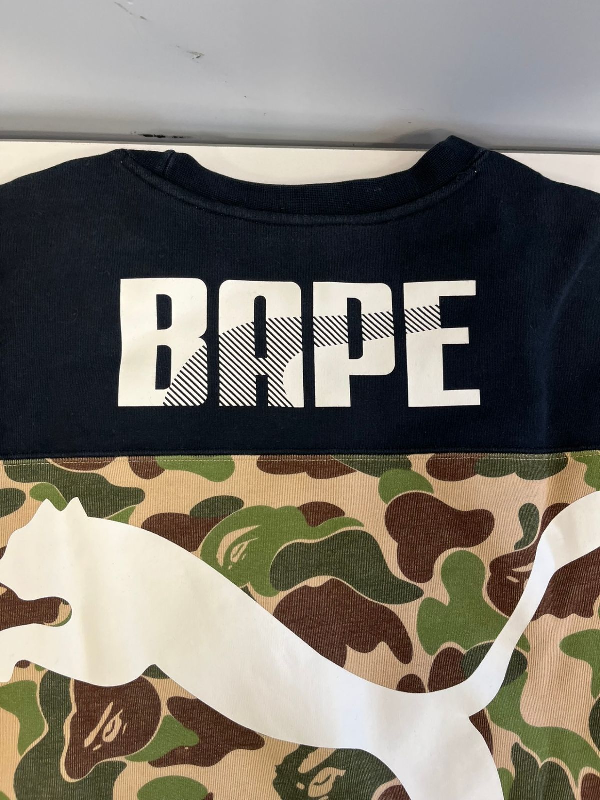 ア ベイシング エイプ A BATHING APE プーマ PUMA クルーネック