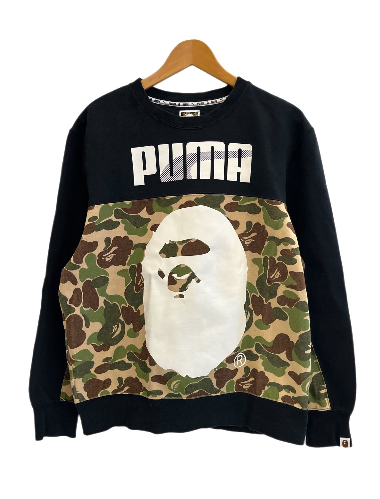 ア ベイシング エイプ A BATHING APE プーマ PUMA クルーネック
