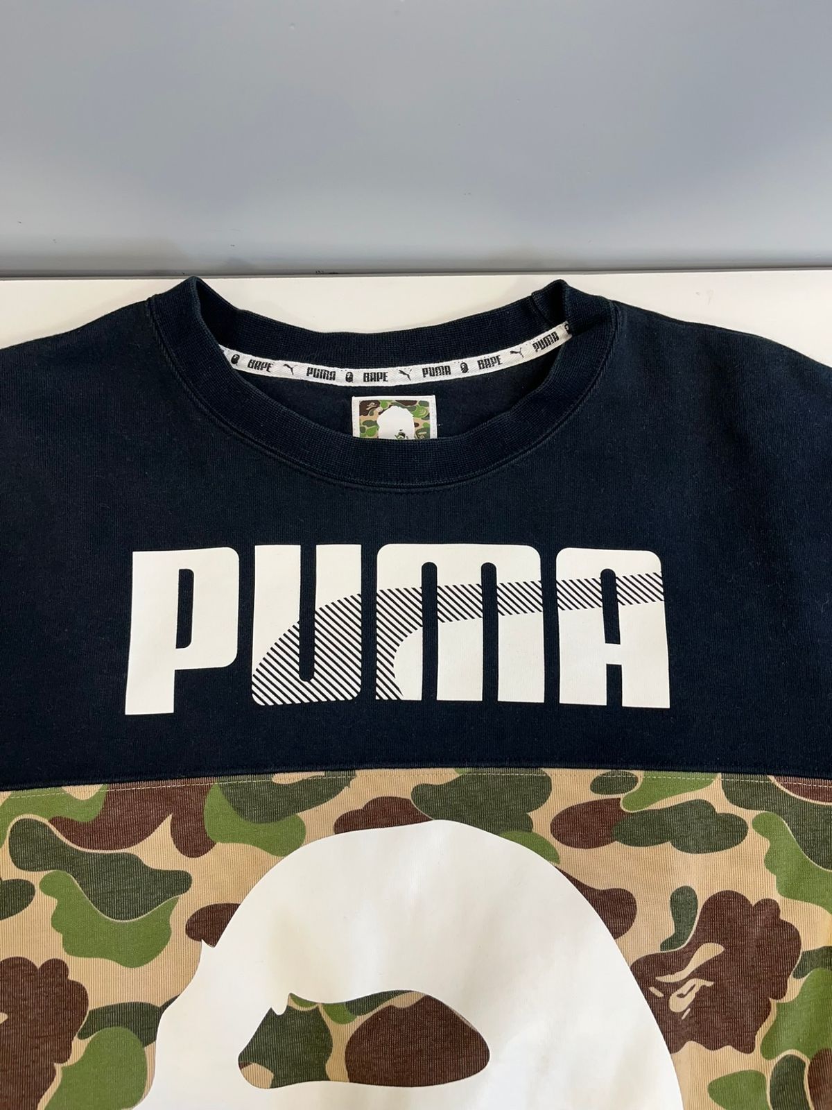 【即完売品】アベイシングエイプ★カモフラシャークスウェット　両面ロゴ　サルカモL アベイシングエイプ A BATHING APE 美品 1st CAMO SHARK FULL ZIP